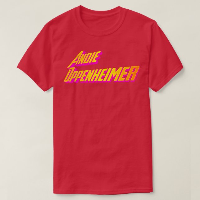 Andie Oppenheimer T-Shirt (Design vorne)
