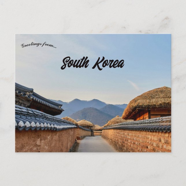 Andong South Korea Postkarte (Vorderseite)