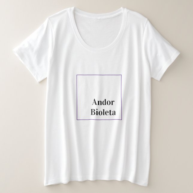 Andor Bioleta Große Größe T-Shirt (Design vorne)