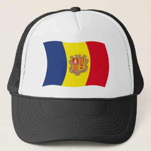 Andorra Flag Hat Truckerkappe