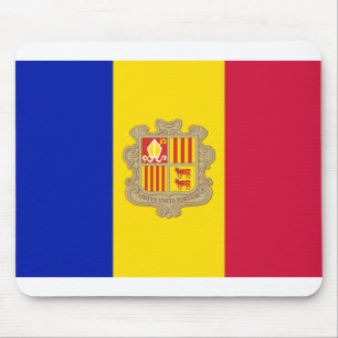 Andorra Flag Mousepad