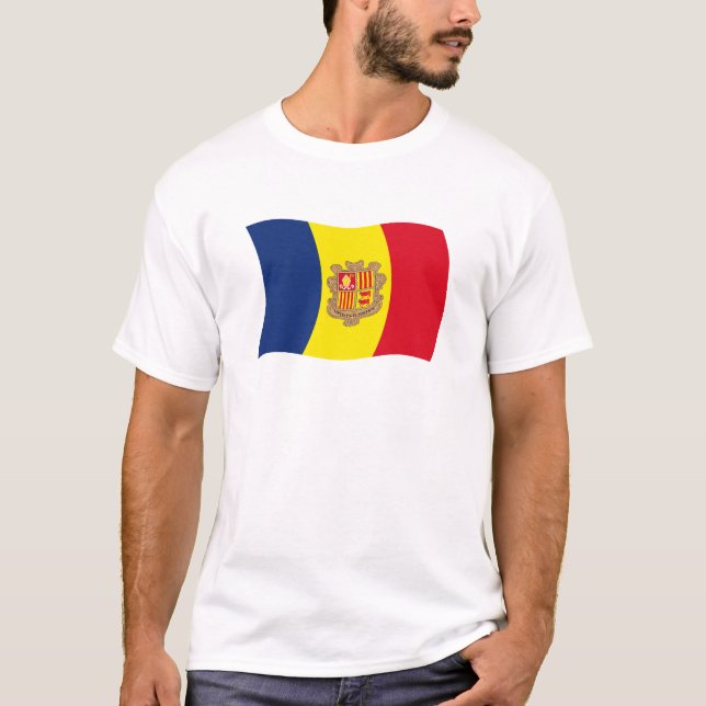 Andorra Flag Shirt (Vorderseite)