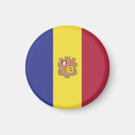 Andorra-Flagge Magnet