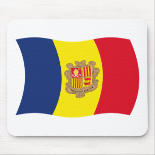 Andorra-Flagge-Mauspad Mousepad