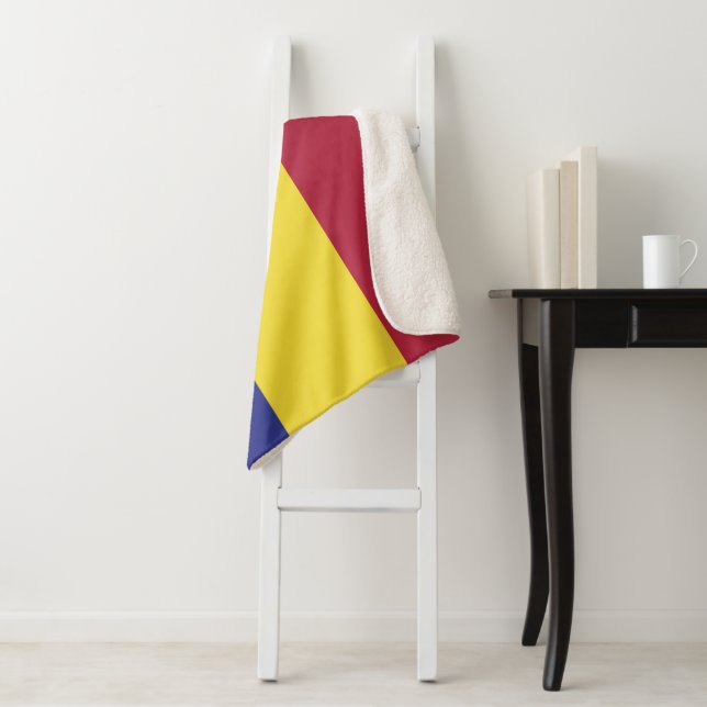 Andorra-Flagge Sherpadecke (Beispiel)