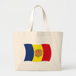 Andorra-Flagge Tragetasche