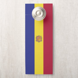 Andorra-Flagge Türanhänger