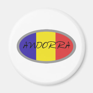 Andorra-Flaggenentwurf! Magnet