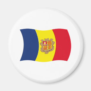 Andorra-Flaggenmagnet Magnet