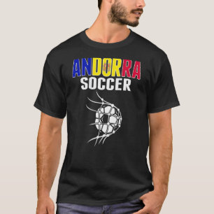 Andorra Fußball Im Netz Andorranischer Fußball Su T-Shirt