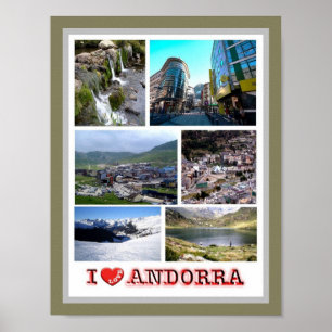 Andorra - I Liebe - Reisen und Poster