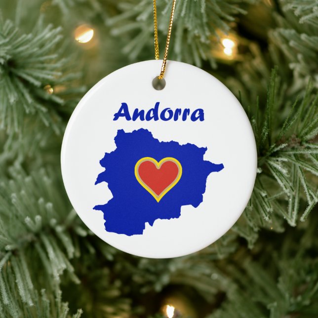 Andorra Keramik Ornament (Baum)