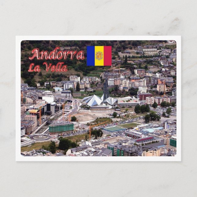 Andorra - La Vella - Postkarte (Vorderseite)