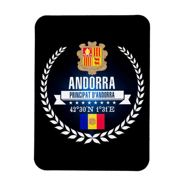 Andorra Magnet (Vertikal)