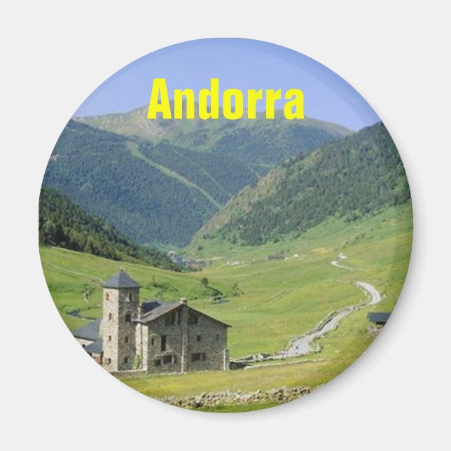 Andorra-Magnet Magnet (Vorne)