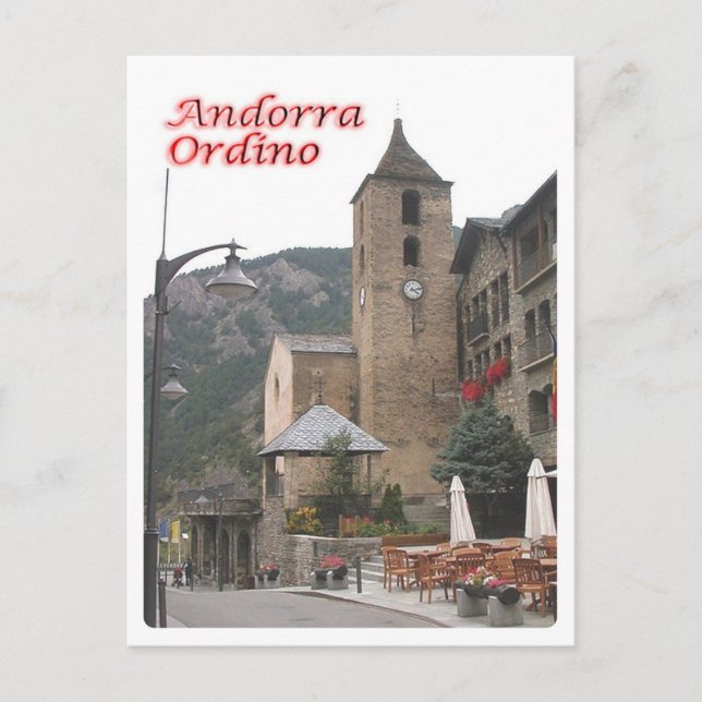 Andorra - Ordino - Postkarte (Vorderseite)