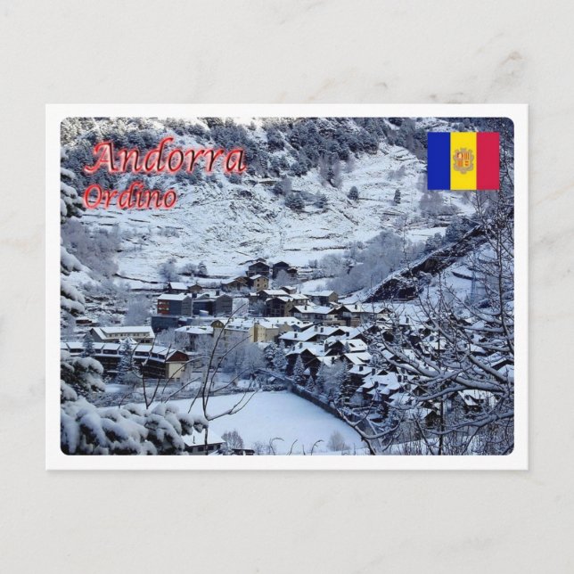 Andorra - Ordino - Postkarte (Vorderseite)