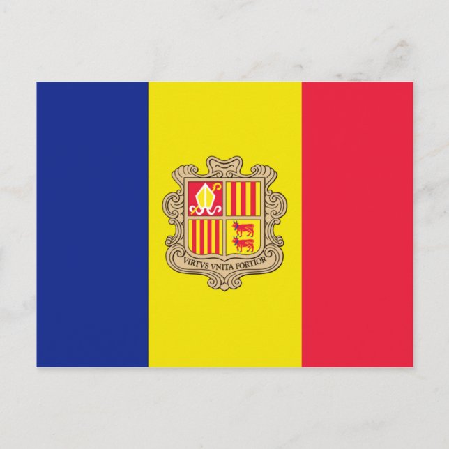 Andorra Postkarte (Vorderseite)