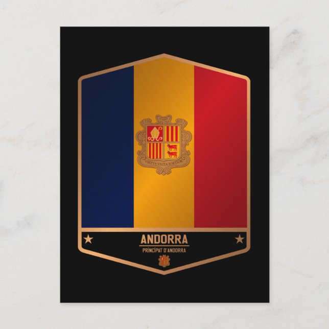 Andorra Postkarte (Vorderseite)
