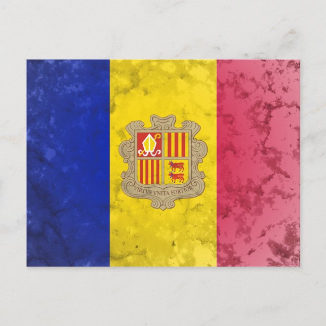 Andorra Postkarte (Vorderseite)