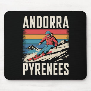 Andorra Pyrenäen Skiort Mousepad