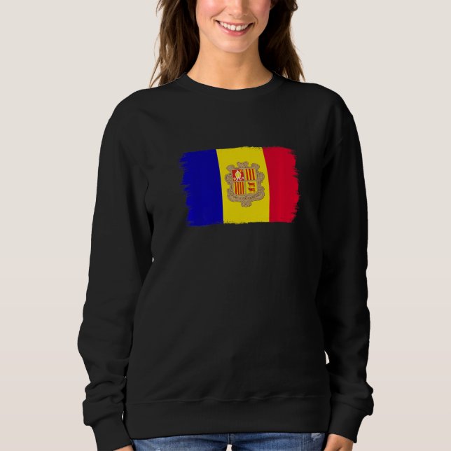 Andorran Flag Andorra Sweatshirt (Vorderseite)