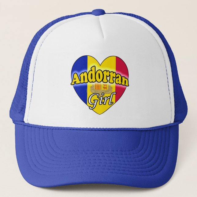Andorran Girl Truckerkappe (Vorderseite)
