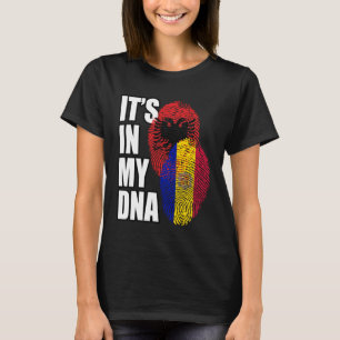 Andorran und Albanien - DNA-Flaggenstaat T-Shirt