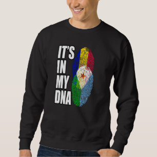 Andorranisch Und Dschibutisch Gemischt DNA Flagge Sweatshirt