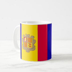 Andorre Drapeau café Mug