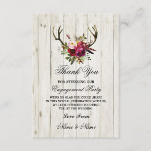 Andouillers de mariage de fiançailles de carte de