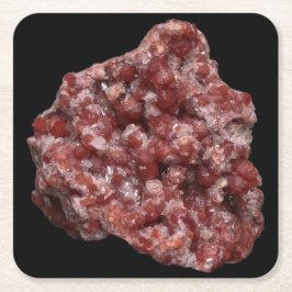 Andradite Garnet und Calcite Cluster Untersetzer