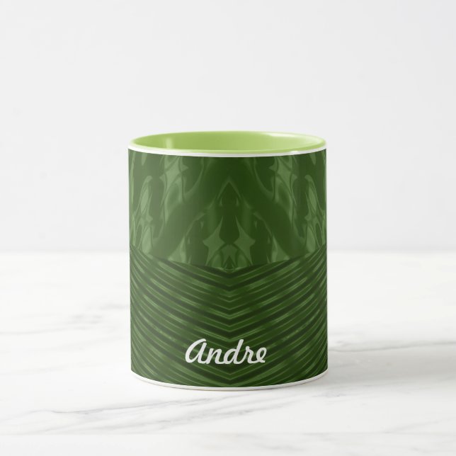 ANDRE ~ GLOSSY 3D Glossy Green ~ Tasse (Zentrum)