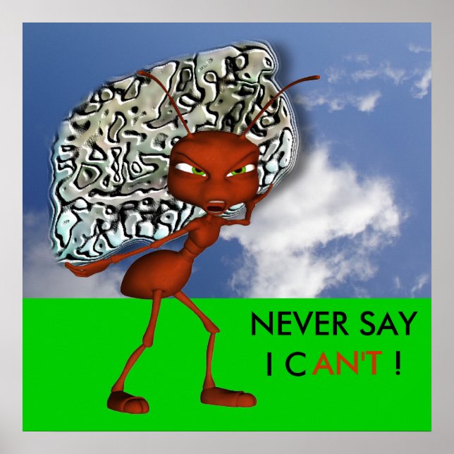 Andre The Ant Will Power Poster (Vorne)