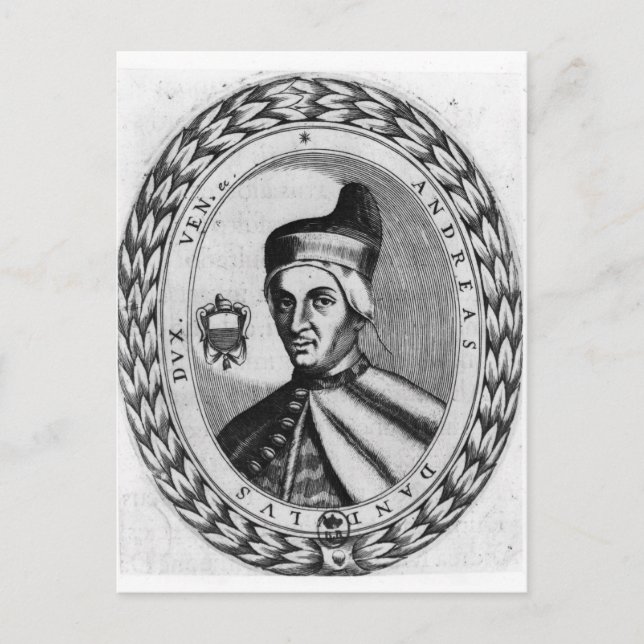 Andrea Dandolo Postkarte (Vorderseite)