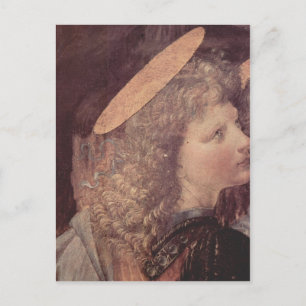 Andrea del Verrocchio Die Taufe Christi, Detail: E Postkarte