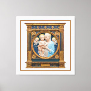 Andrea Della Robbia c1485 Madonna and Child Leinwanddruck