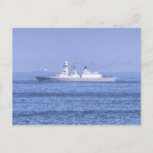Andrea Doria Italian Destroyer Postkarte