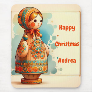 ANDREA ~ Frohes Weihnachten ~ Niedlich! ~ Mousepad