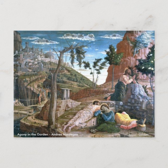 Andrea Mantegna Agony im Garten Postkarte (Vorderseite)