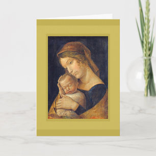 ANDREA MANTEGNA MADONNA ET CARTE DE VACANCES POUR 