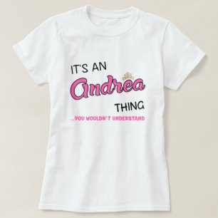 Andrea, was man T - Shirt nicht verstehen würde