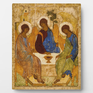 Andrei Rublev Heilige Dreifaltigkeit Icon-Orthodox Fotoplatte