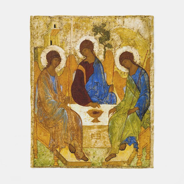 Andrei Rublev, icon of the Trinity Fleecedecke (Vorderseite)