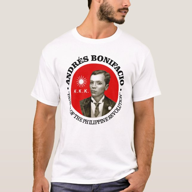 Andres Bonifacio T-Shirt (Vorderseite)