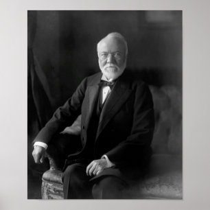 Andrew Carnegie-Porträt - 1905 Poster