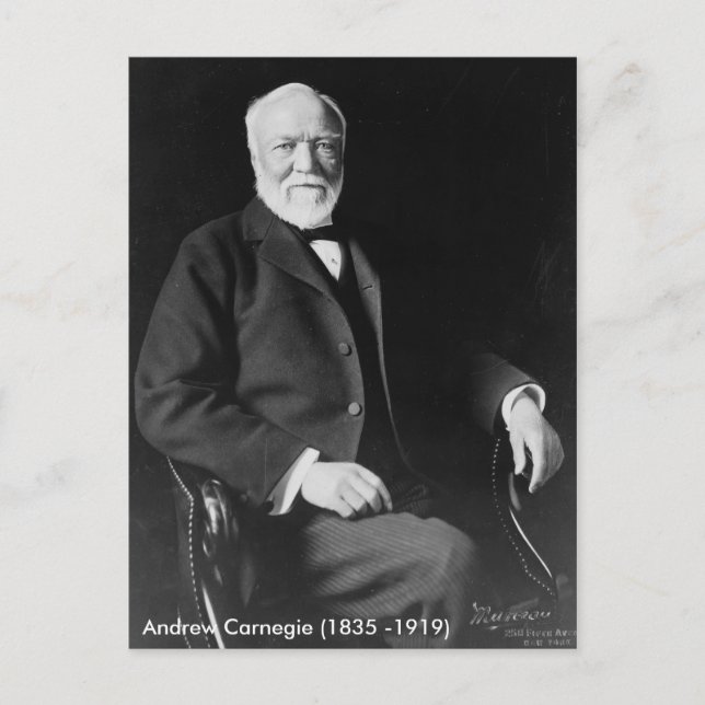Andrew Carnegie Postcard Postkarte (Vorderseite)