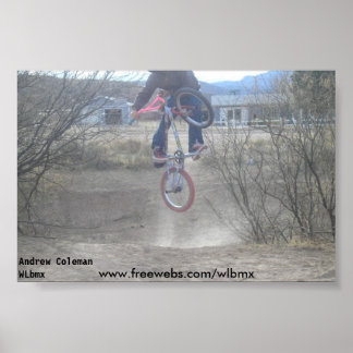 Andrew Coleman, Andrew ColemanWLbmx, www.freewe.. Poster