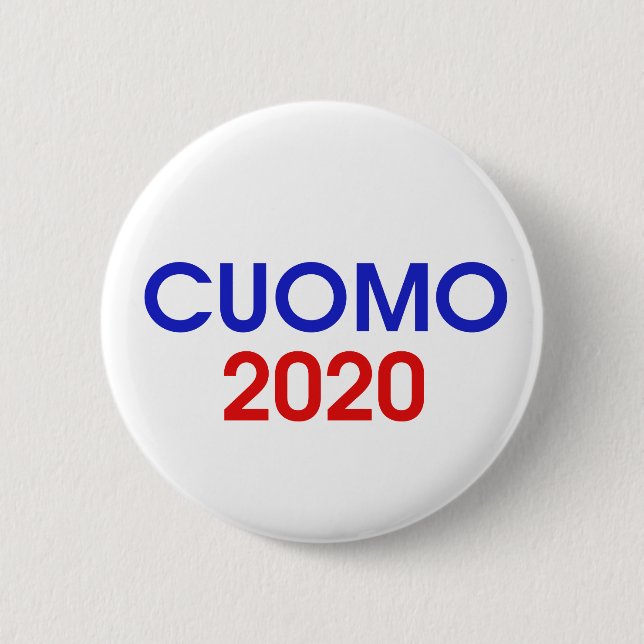 Andrew Cuomo 2020 für Präsident Button (Vorderseite)