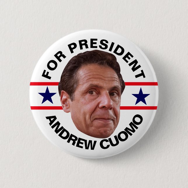 Andrew Cuomo für Präsidenten 2020 Button (Vorderseite)